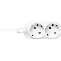 Удлинитель с заземлением Legrand Anam 2-м 1,5м 2200Вт белый   картинка 